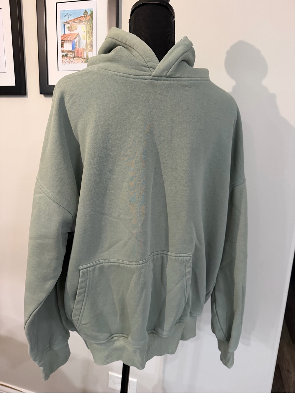 Hours Men's Sage Green Cozy Hoodie Sweatshirt XL